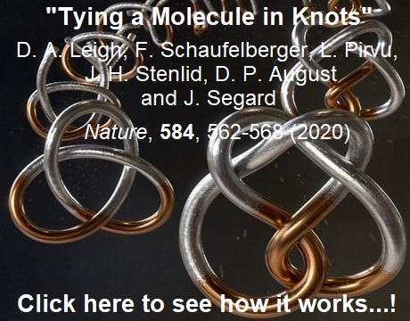 Tying different knots in a molecular strand